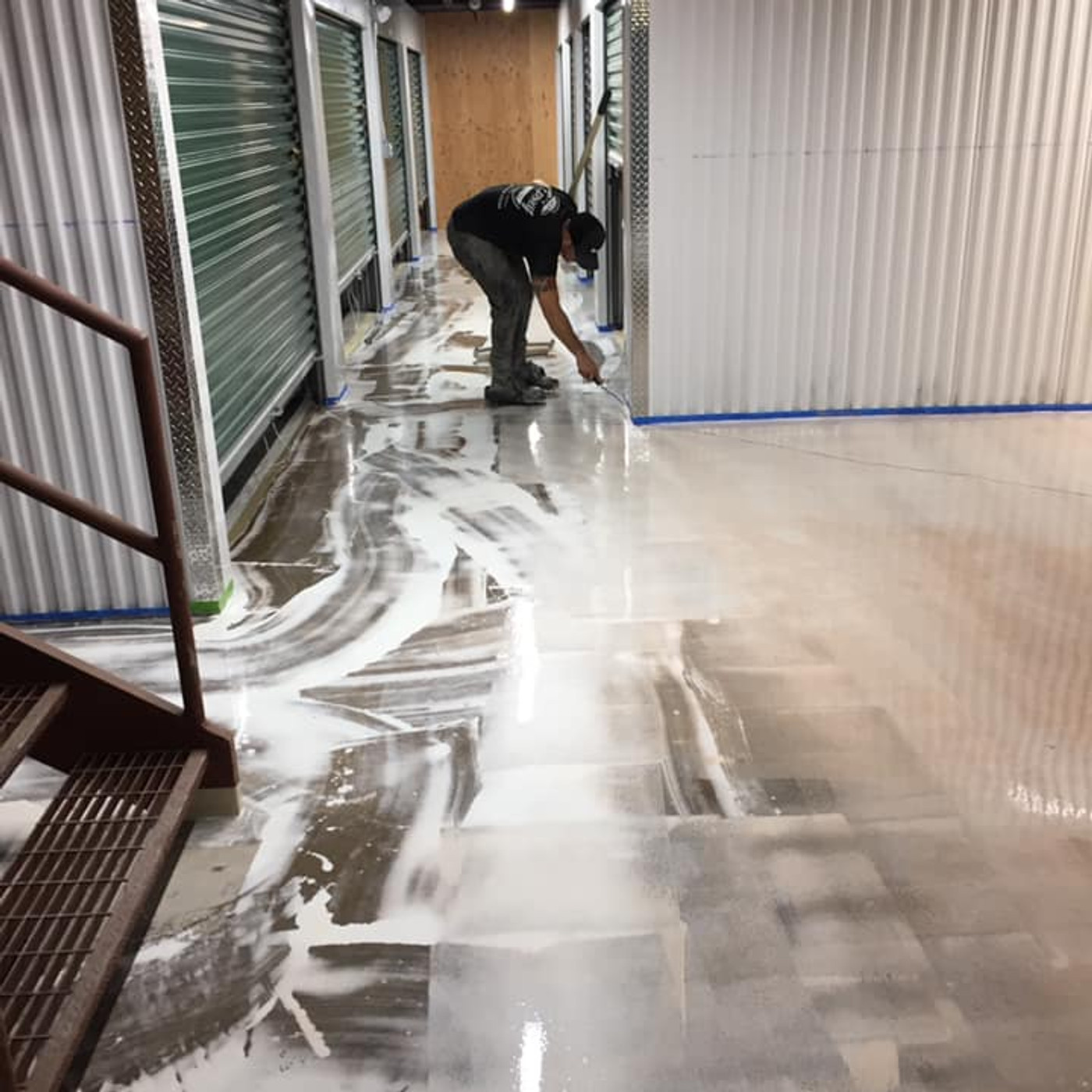 Epoxy flooring project 7